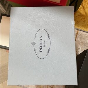 Light Blue Large Prada empty shoe box